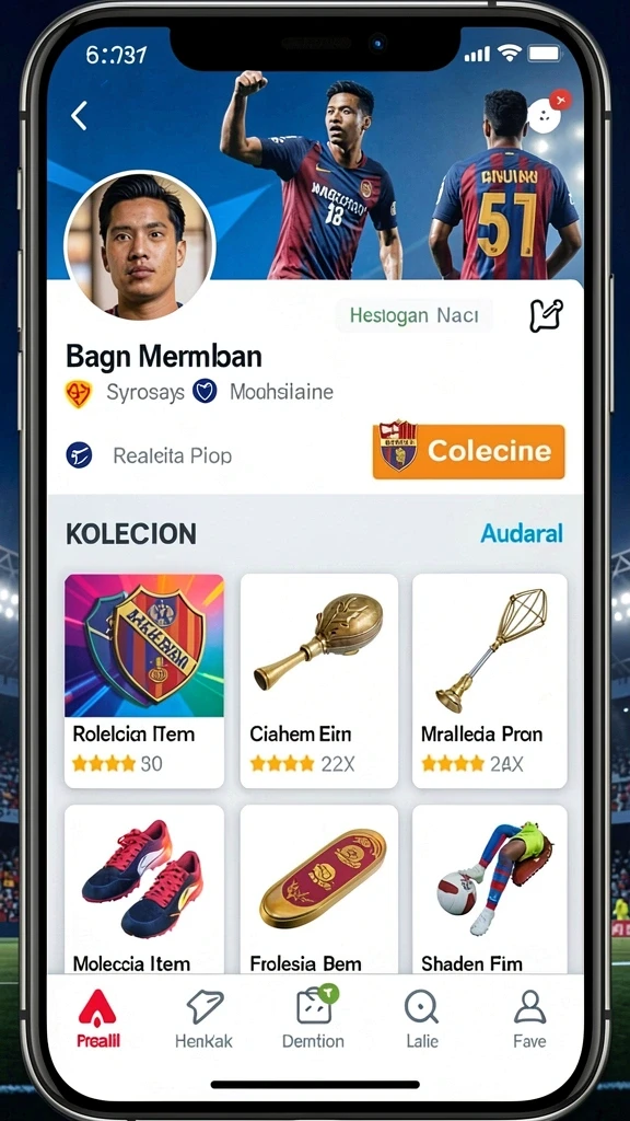 duit8 - Menu tantangan harian yang mudah diakses.