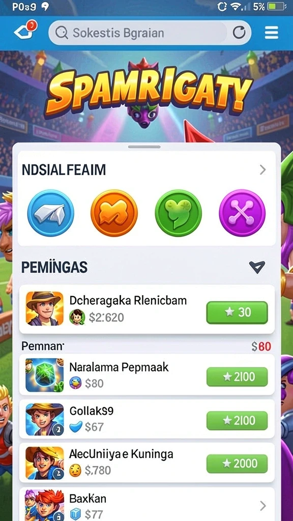 empati138 - Screenshot aktivitas permainan yang seru.