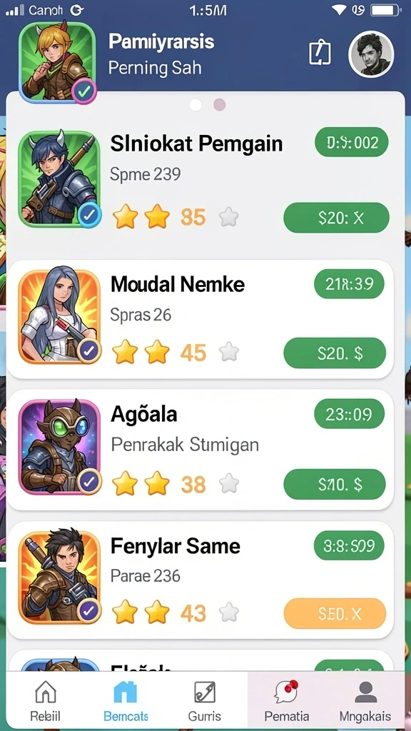 rp6789 - Screenshot menunjukkan pertarungan epik melawan bos.
