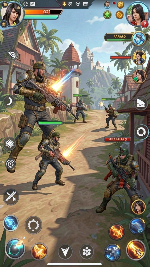 rpyyy - Screenshot memperlihatkan dunia fantastis yang indah dan penuh warna.